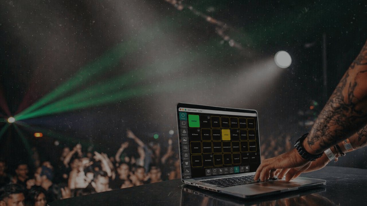One laptop runs the whole show