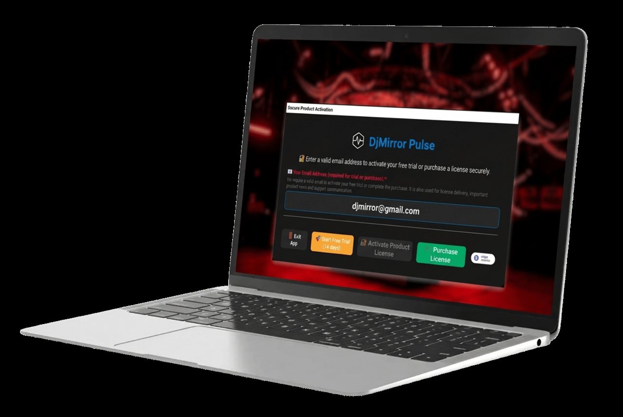 Product activation dialog