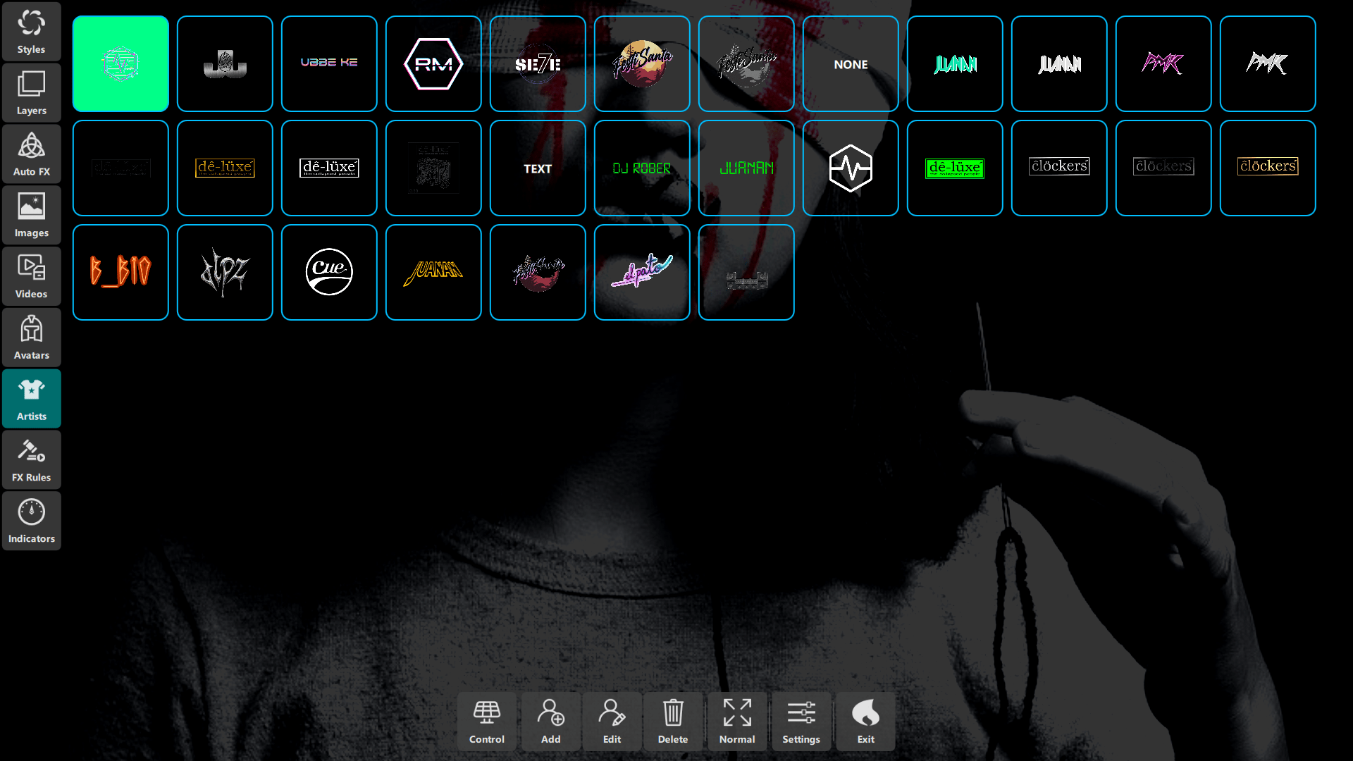 Content Management Artist profiles, image/video playlists, avatar collections, and intelligent content search with automatic enhancement.