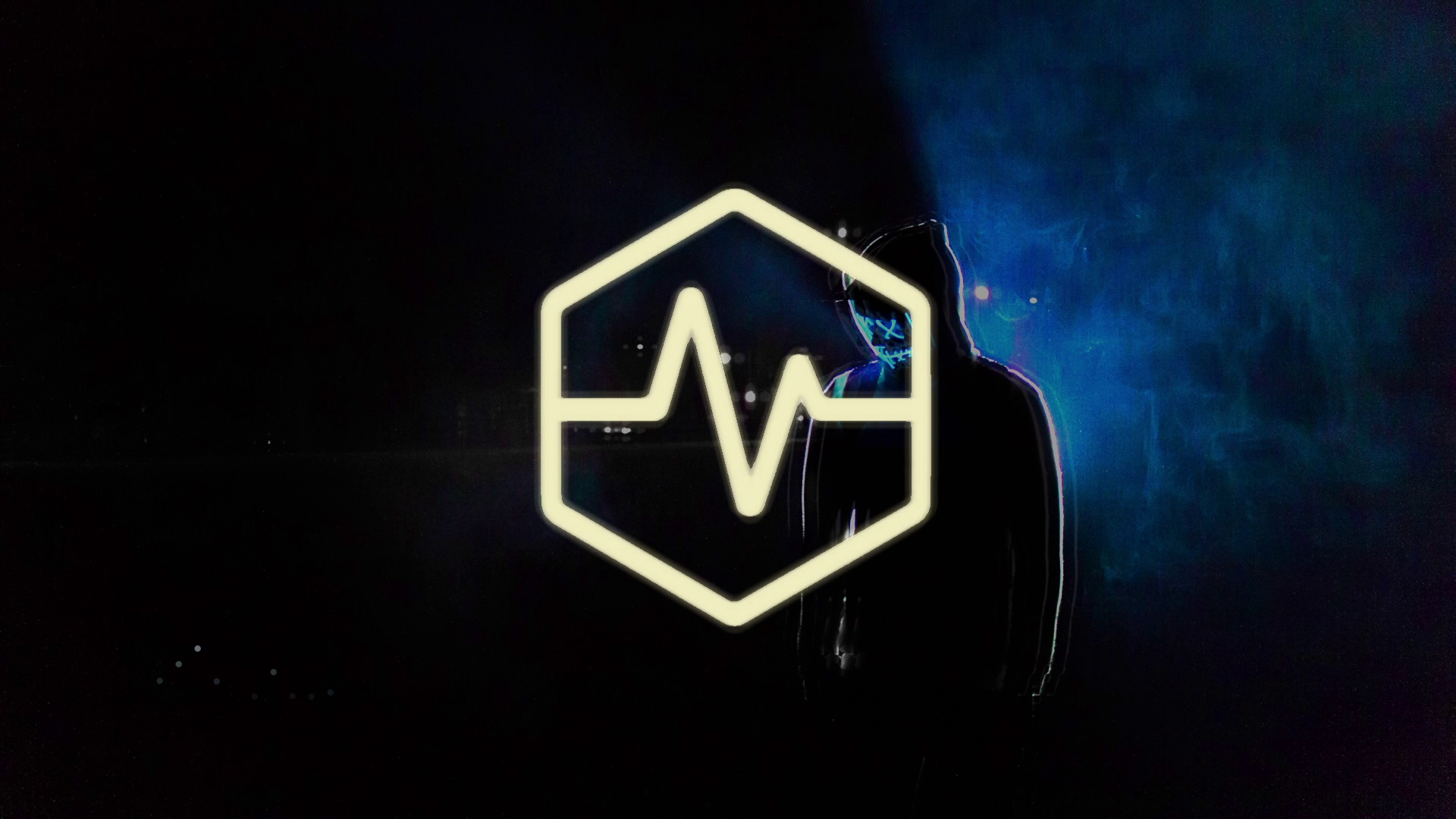 Dark VJ visual style — audio-reactive dark visuals for club DJ shows in DJMirror Pulse