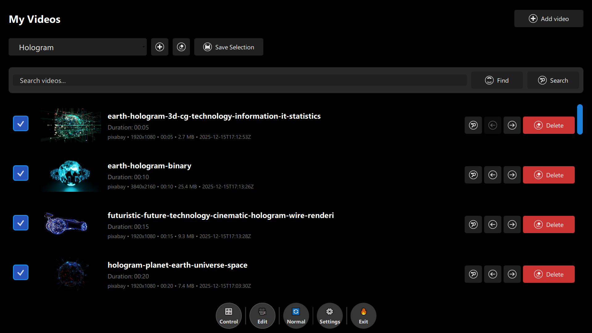 DJMirror Pulse audio-video sync panel — reactive visual management for free VJ software