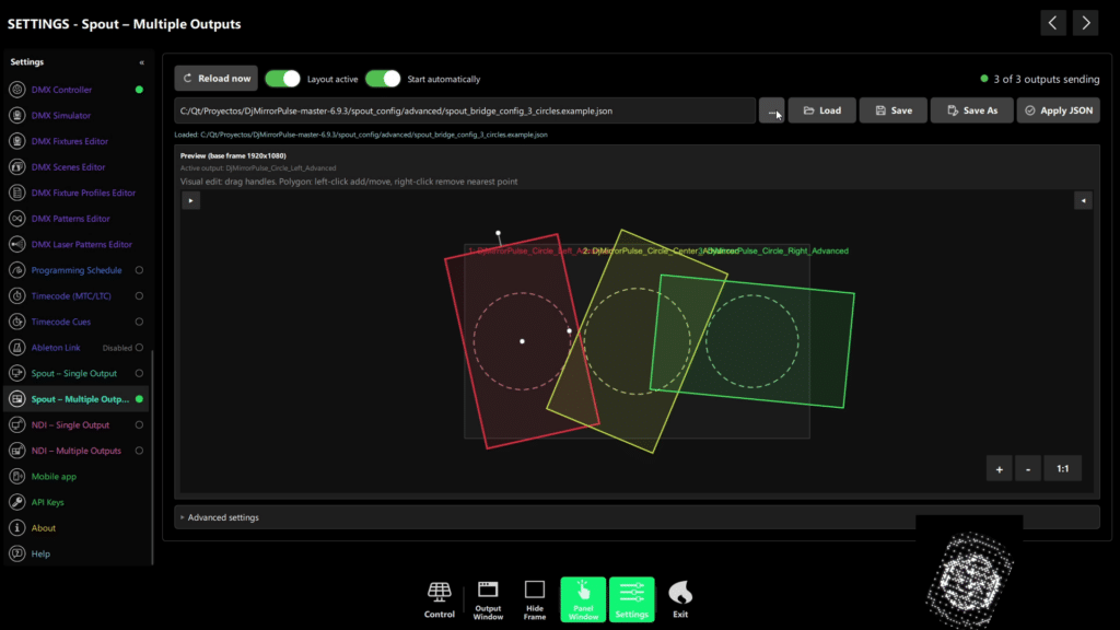 NDI Multiple Output