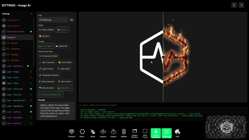 DJ Mirror Software