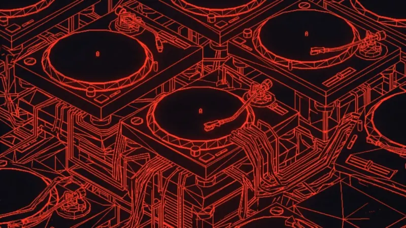 VJ loop DJ visualization software - reactive visual loops for live DJ shows